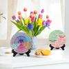 2 Pcs Feelings Wheel Therapy Office Desk Decor Things I Can Control Double Sided Mental Health Emotions Chart with Stand Therapist Gifts Psychology