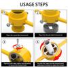 12/6PCS Plastic Pipe Thread Die Kit PVC/NPT Thread Maker 1/2" 3/4" 1" Plumbing Thread Tools Water Pipe Die Tap Wrench Set