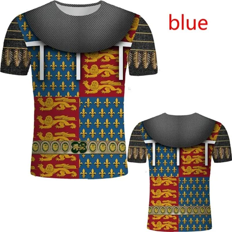 Sommer Herren 3D-Druck Rundhals-T-Shirt