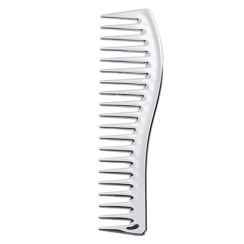 Professional Dressing Comb Metal Hair Combs For Hair Styling Long Hair Cutting Comb Short Styling Electroplated Comb