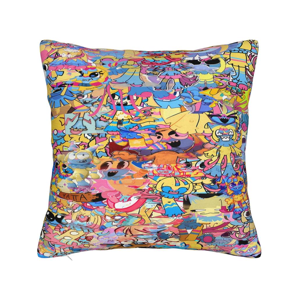 Dandys Värld Spel Tecknad Kuddfodral Mjuk Kuddefodral Mode Kuddfodral För Soffa Sovrum Heminredning