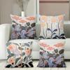 # Boho Floral Print Throw Pillow Covers Pattern Cushion Cover Suitable For Sofa Bedroom Car Pillow Cover
