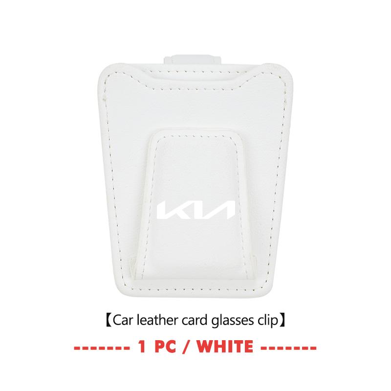 CASSX1 Car Sunvisor Organizer Card Storage Clip Sun Glasses Holder Storage Accessories For KIA Ceed Sportage Rio K5 K2 Optima Cerato