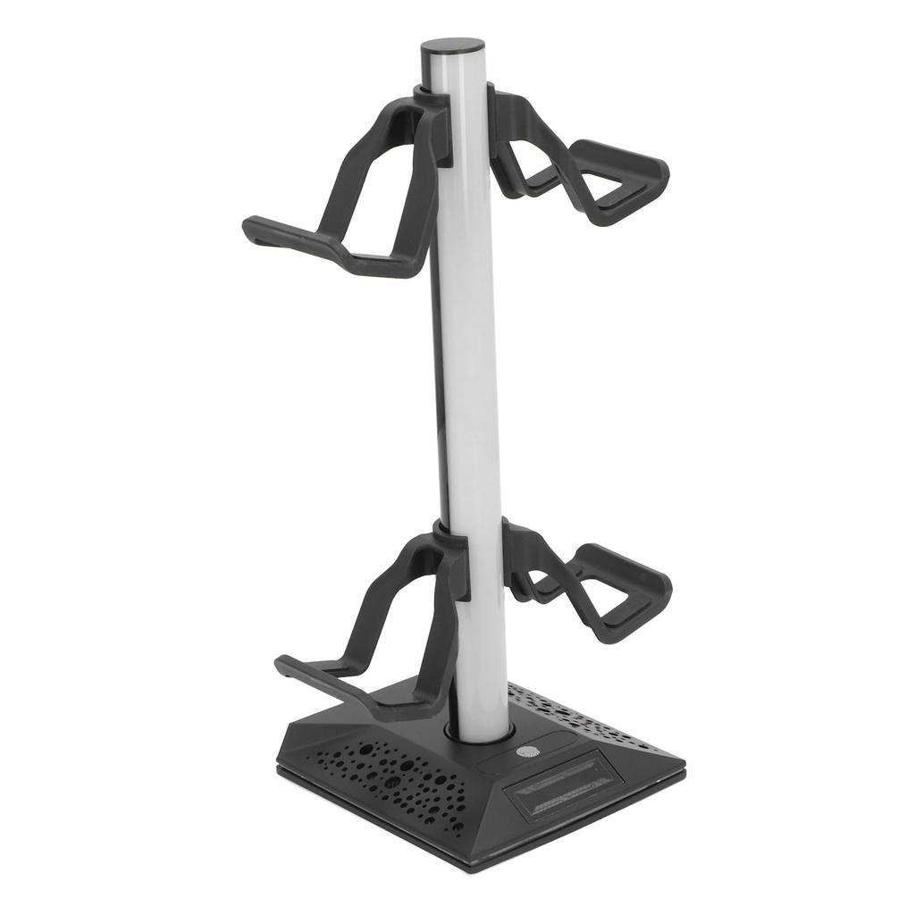 Game Controller Stand 10 RGB Light Modes Desktop Gaming Controller Headset Holder with 2 USB Type C