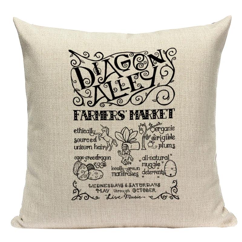 Cute Letter Print Pillow Case Square Cushion Cover Decorative For Sofa Bedroom Living Room Seat Car Office Home Decor
