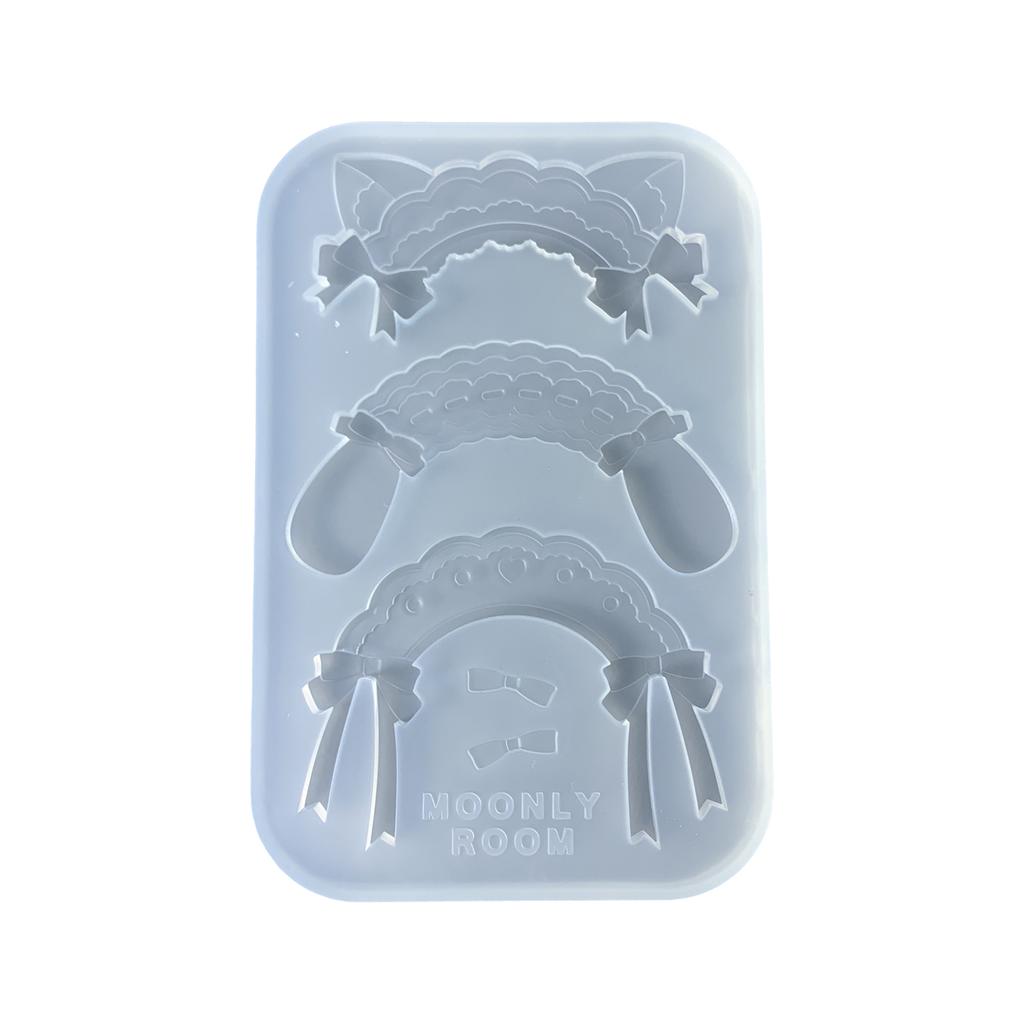 Practical Silicone Maid Headband Accessories Mould Unique Epoxy Resin Jewelry Making Molds for Crafting Enthusiasts