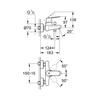 Mitigeur bain-douche - grohe - eurosmart cosmopolitan - chrome - laiton - monotrou