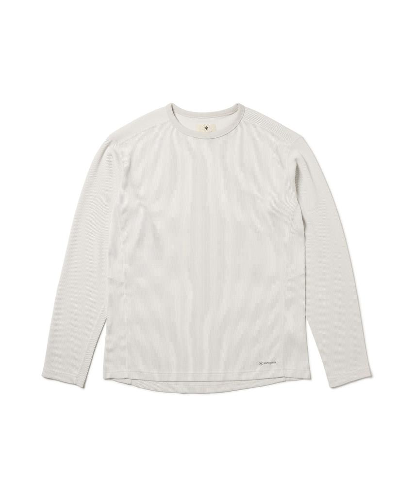 Snow Peak Dry Thermal Cut and Sew Long Sleeve and Size Off White L/S T-Shirt SW-25AU011, T-Shirt, Men's Women's, M,