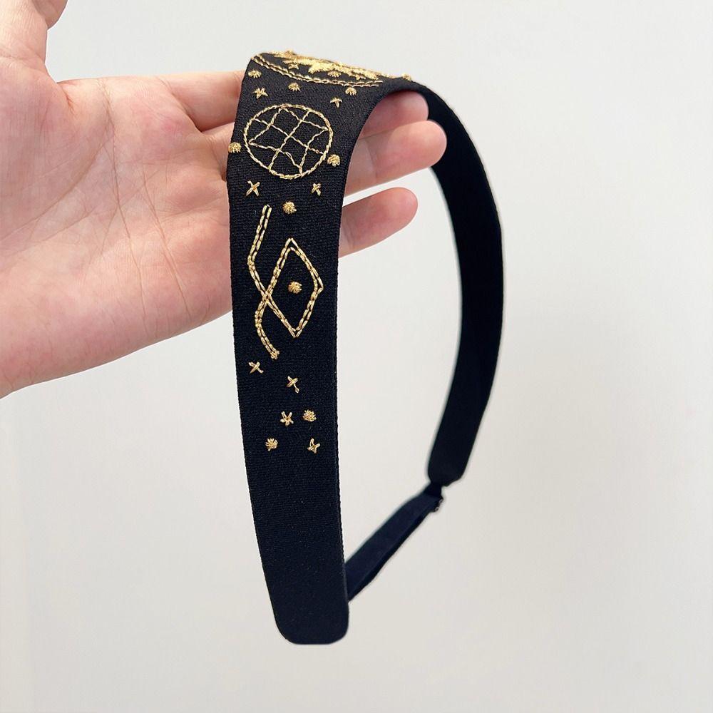 Tudor Krone Haarnadel Stirnband Florale Stickerei Haarreif Neues Haarband Mädchen