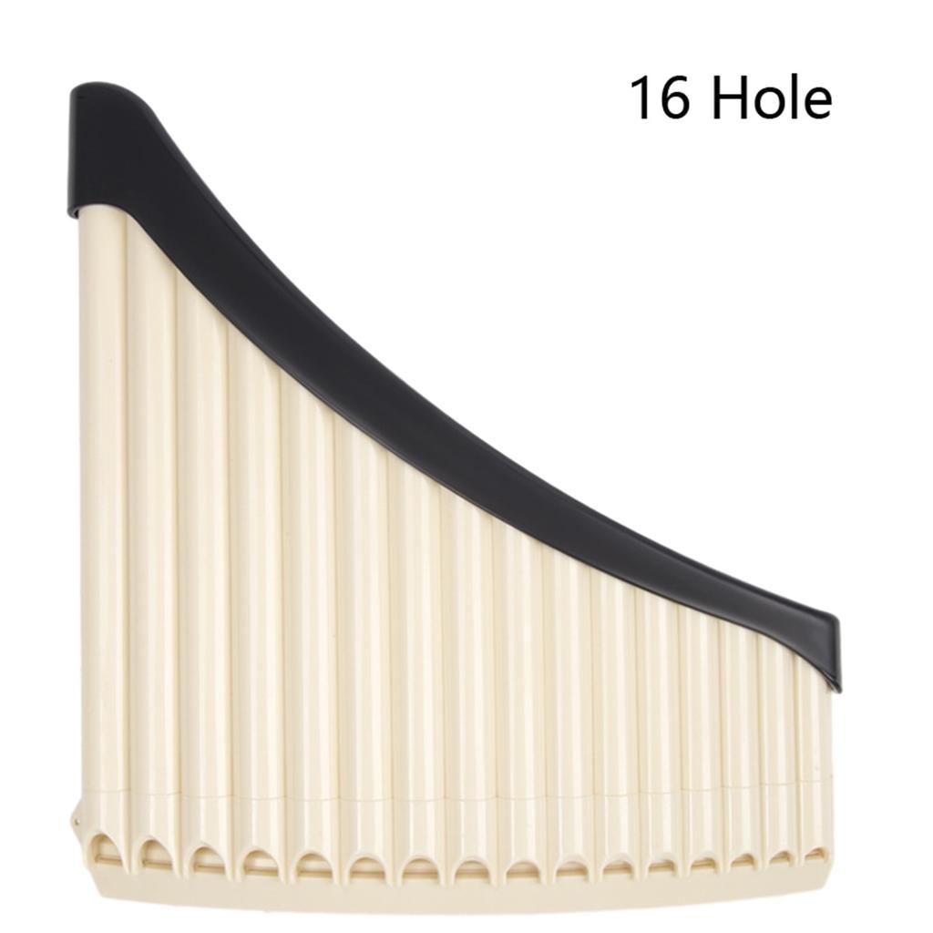 1pc Pan Flute 16/18 Pipes Panpipes AC Tone Tunable Flauta Abs Romanian Base Panflute Professional Pan Pipe Musical Instrument