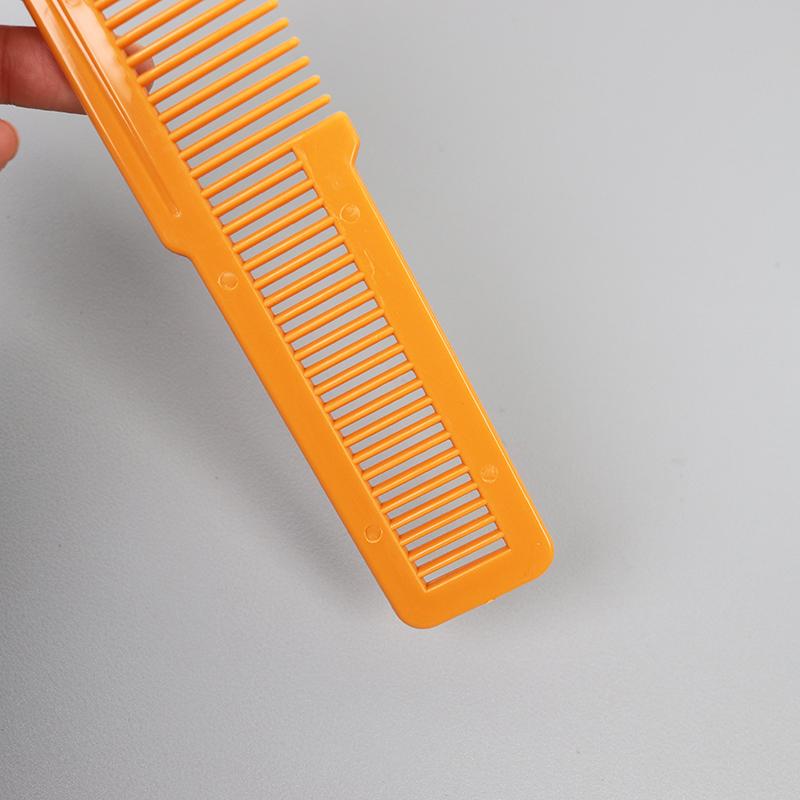 1 piece of plastic hair salon specific trimming comb anti-static plastic flat head comb hair styling comb