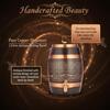Copper Water Dispenser 5 Litre | Handcrafted Antique Engraved Copper Barrel
