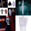 Halloween Decoration Skull Head Veil Cloth for Haunted House Halloween Party X3UC