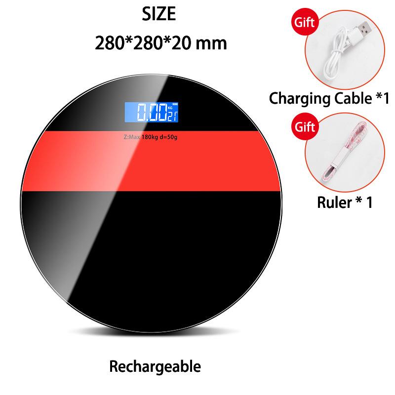 Fruit Pattern Weight Scale For Weighing Body Electronic Household Balance Floor Smart Digital Scales Bathroom Scales