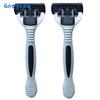 1 Razor Holder + 12 Blades Men Safety Classic 6 Layers Shaving Hair Blade Shaver Hair Razor Set
