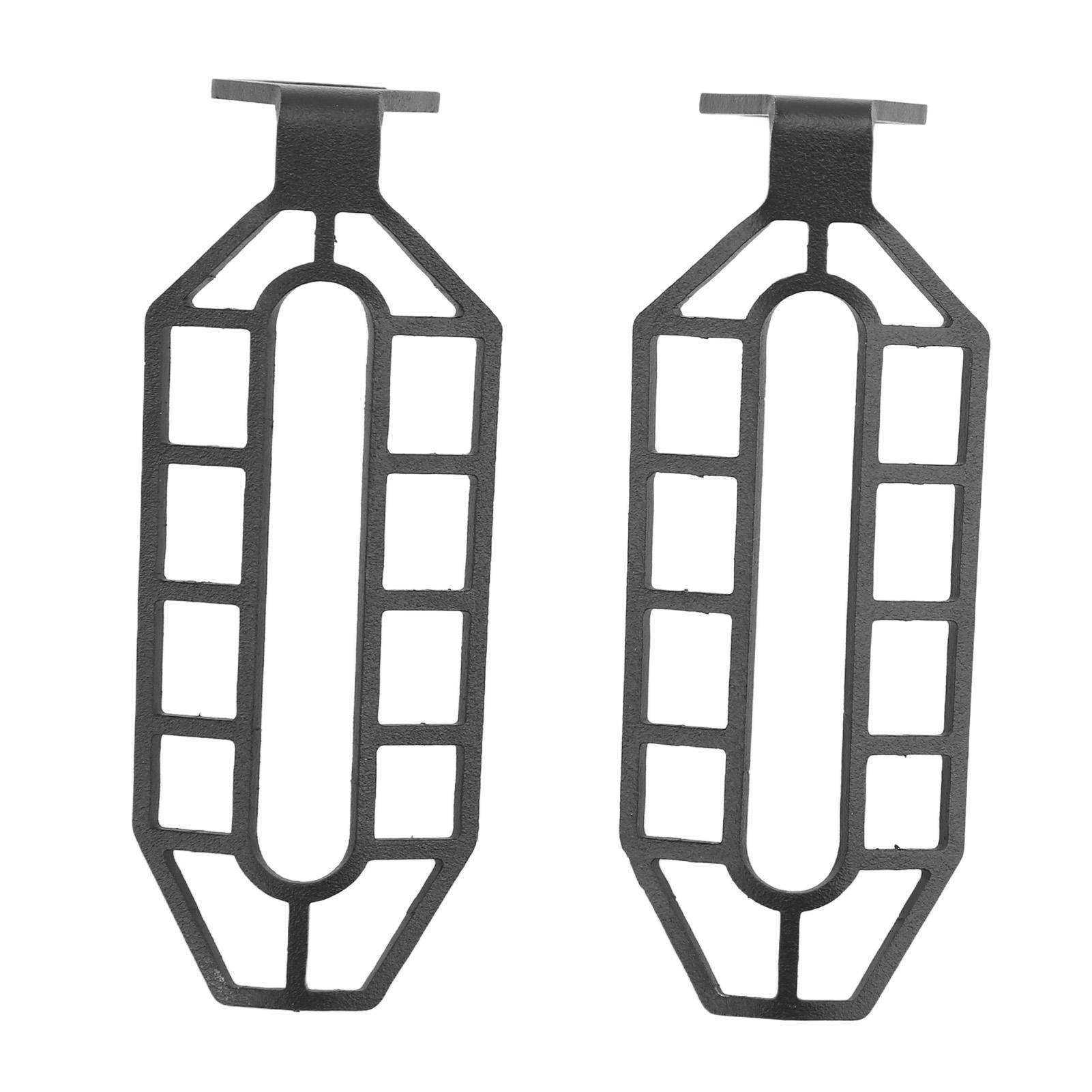 

Pair Motorcycle Turn Signal Light Protective Cover Stainless Steel Black Replacement for CB500X