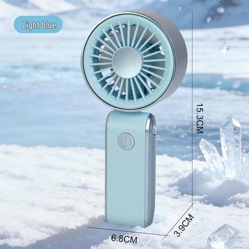 Portable USB Rechargeable Handheld Desk Fan & Phone Holder