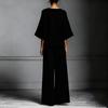 Women's Loose-fitting, Stylish, And Elegant Flared-Sleeve Linen Suit