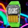 Multifunctional Computer Watch Waterproof Digital Watch Retro Electronic Watch  Women