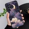 Scenery Anime Art Night Sky Stars Moon Phone Case For Samsung S25 S24 S23 S22 S21 S20 Ultra S20 S22 S21 S23 S20 FE S24 Plus