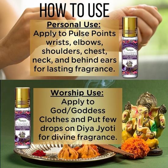 Herbexo Pure Cedar Attar - Perfume Oil | Long Lasting Majestic Fragrances | Natural Cedar Wood Essence | Luxurious & Divine Aroma