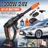 Bezprzewodowa 1000W 24V Myjka Samochodowa Czyszcząca Przenośna Ręczna Pistolet Wodny do Mycia Samochodu Wysokociśnieniowa Myjka Generator Piany dla