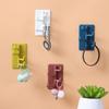Creative Organ Wall-mounted Keychain for Bathroom Rack Kitchen Hook Crochet Studless Seamless Wall Hook ABS Wall Hook