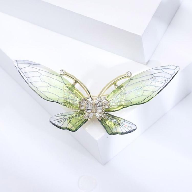 Lightweight Crystal Acrylic Butterfly Pin Versatile Wardrobe Accessory For Casual Professional Or Evening Attire