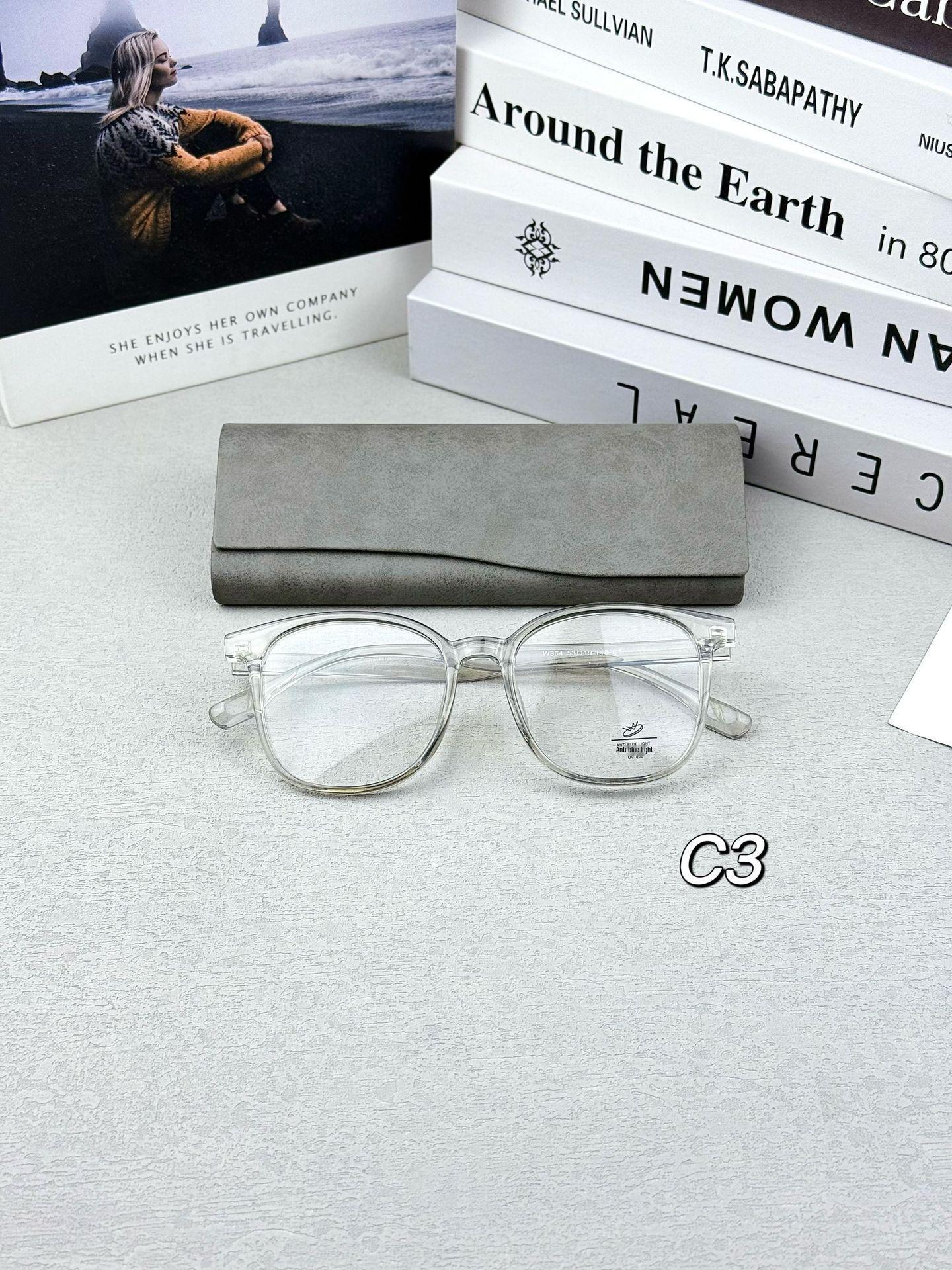 Unisex TR90 Square Korean Eyeglass Frame: Simple, Trendy & Versatile Style