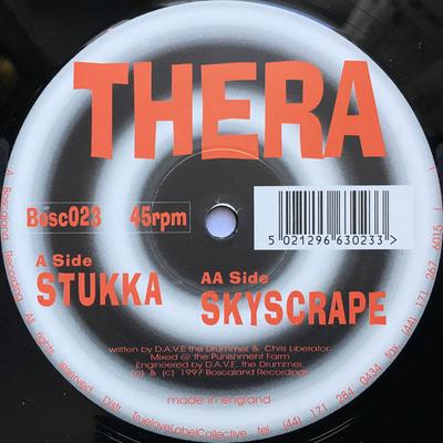 12-Zoll Schallplatte THERA - Stukka / Skyscrape BOSC023 Boscaland Recor 1997 UK Dance & Electronica Gebraucht