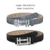 Glitter PU Leather Belt Bling Bling Trendy Waistband Vintage Waist Strap  Women