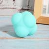6 Stück Hex Response Silikonball Geschwindigkeit Agilität Trainingsgerät Sensibler Faszienball Blau