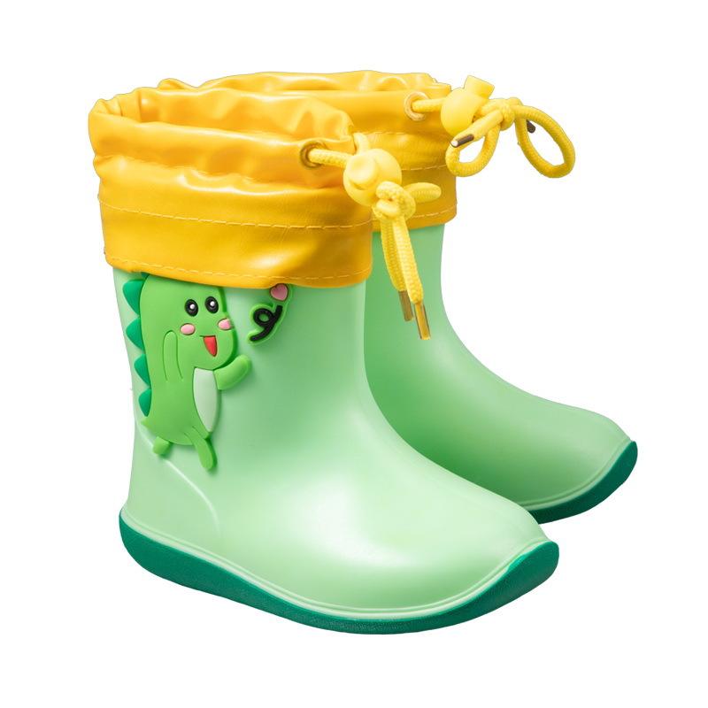 

Toddler Girl Rainboots Classic Waterproof Children S Shoes Kids Rain Boots Rubber Boots Kids Boy Cartoon Dinosaur Water Shoes 24