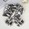 Multifunctional Leopard Print Faux Furs Scarf Autumn Winter Winter Neck Warmer Plush Comfortable  Fashion Statement