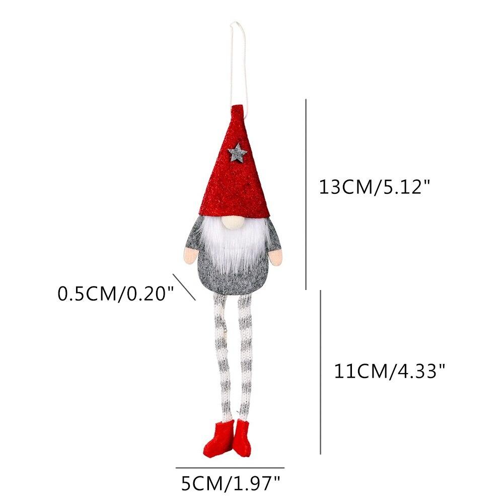 Ozdoby pluszowe na choinkę Home Decor Wiszące idealne prezenty Śliczny gnom
