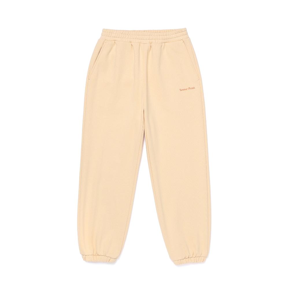 [Snowpeak] Kids Graphic Jogger Pants Butter Yellow (S25FKFFP80)