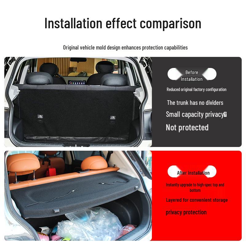 JAC Yiwei 3 Trunk Divider & Tailgate Cargo Cover Partition Accessory