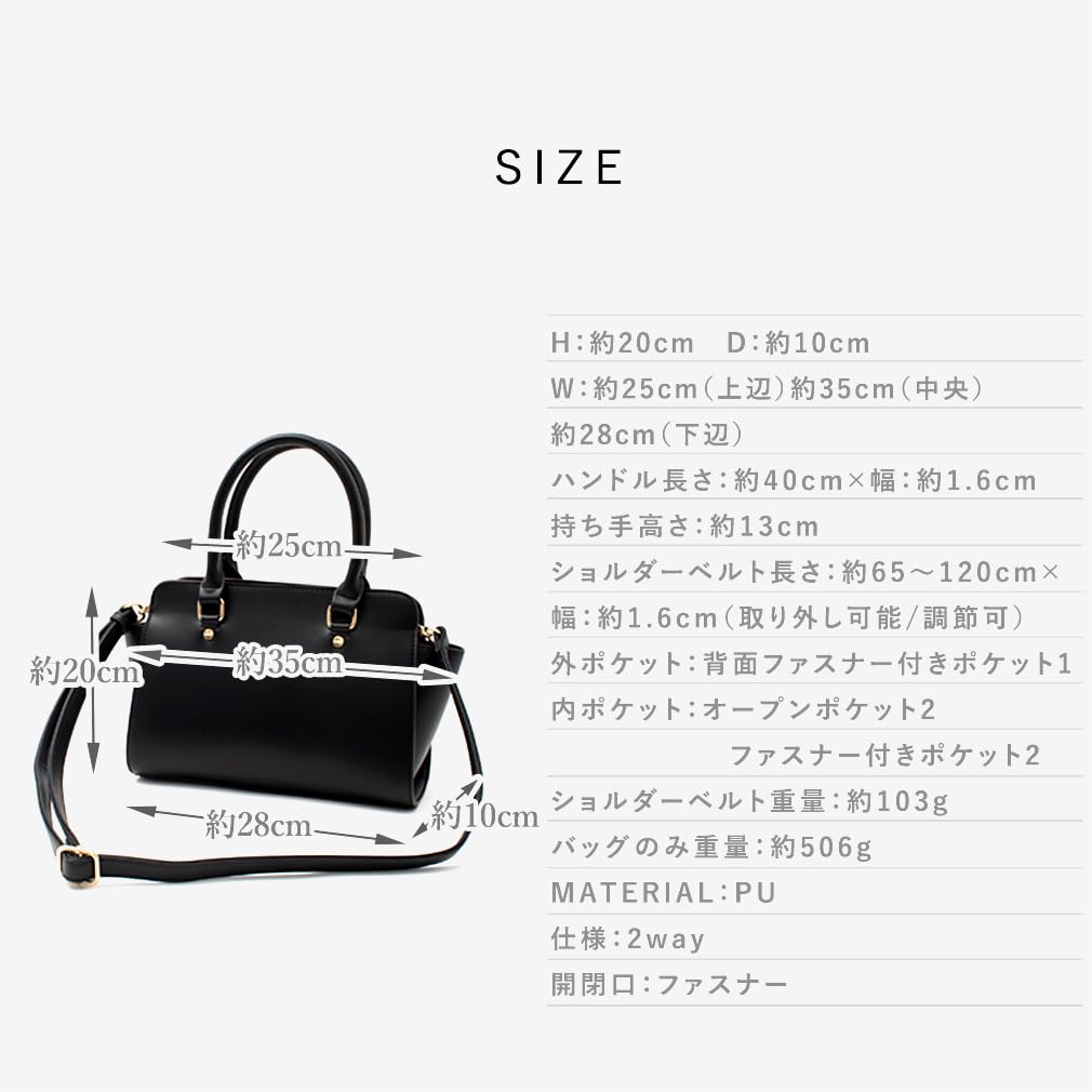 Vita Felice 2way Handbag for Women [VITAFELICE] Blpb-dh001n (light Gray)