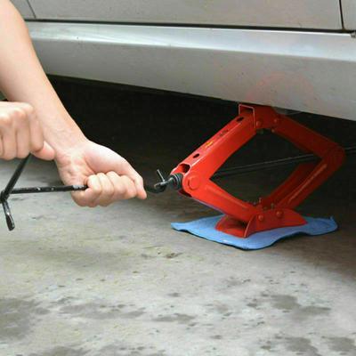 10X21CM Faltbarer Auto Handheber Wippe Für Wagenheber Faltgriff Scherenheber Wippe Allgemeine Heber Helfer Auto Bester Service