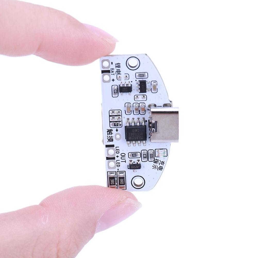 Typ-C Tisch Lampe Platine USB Lade 3-Getriebe Stufenlose Dimmen Led Touch Kleine Nacht Lampe Control Modul