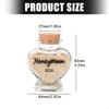 Heart Honeymoon Sand Keepsakes Jar 2026,Honeymoon Glass Bottle with Corks for Couples Wedding Bride Shower Souvenirs Gift