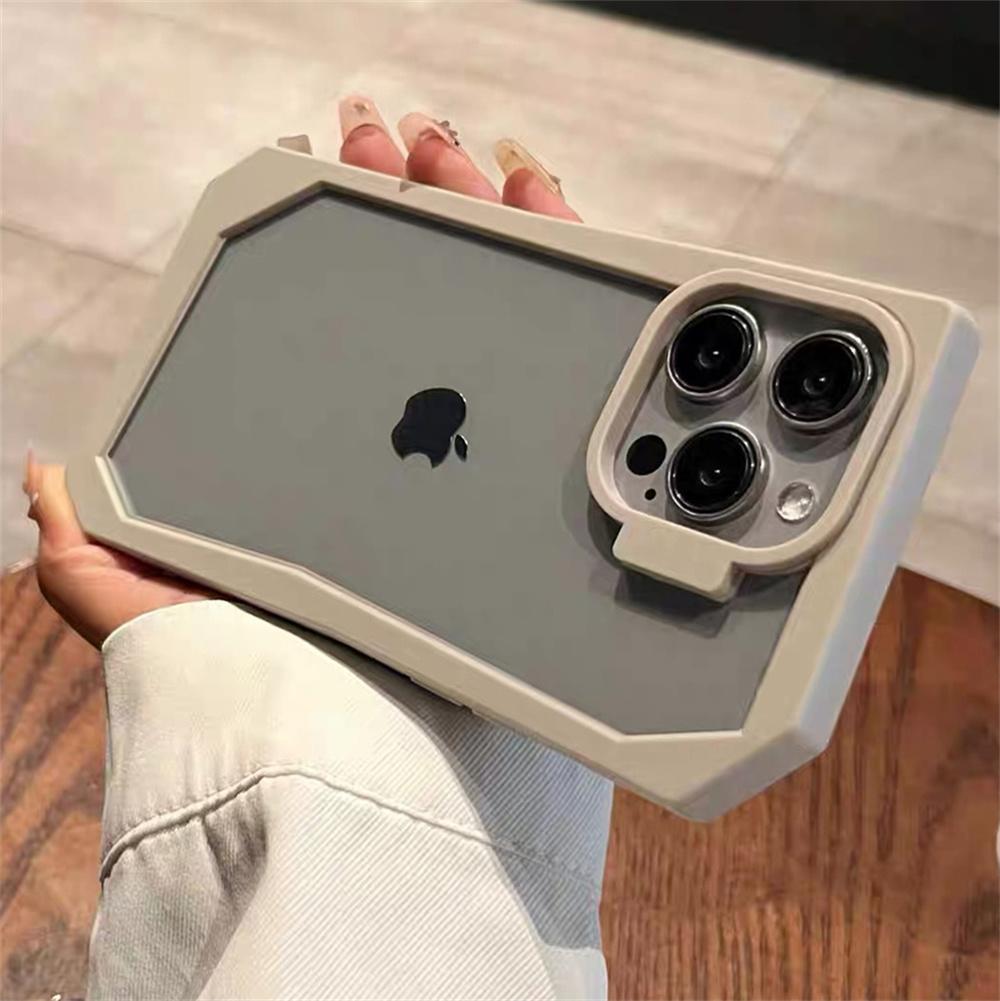 

Luxury Heavy Duty Irregular Bumper Transparent Case For iPhone 15 14 13 12 11 Pro Max Plus XR X XS Hybrid Armor Hard Back Cover For iPhone 15Pro