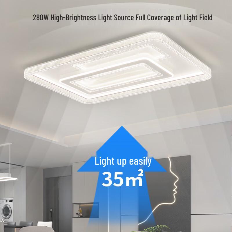 UOSU Modern Minimalist LED Living Room Ceiling Light