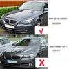 Lesklá černá přední mřížka chladiče ledvinka pro BMW E60 M5 E61 520i 545i 550i 535i 2003-2010 Řada 5 Dvojitá lišta Autopříslušenství