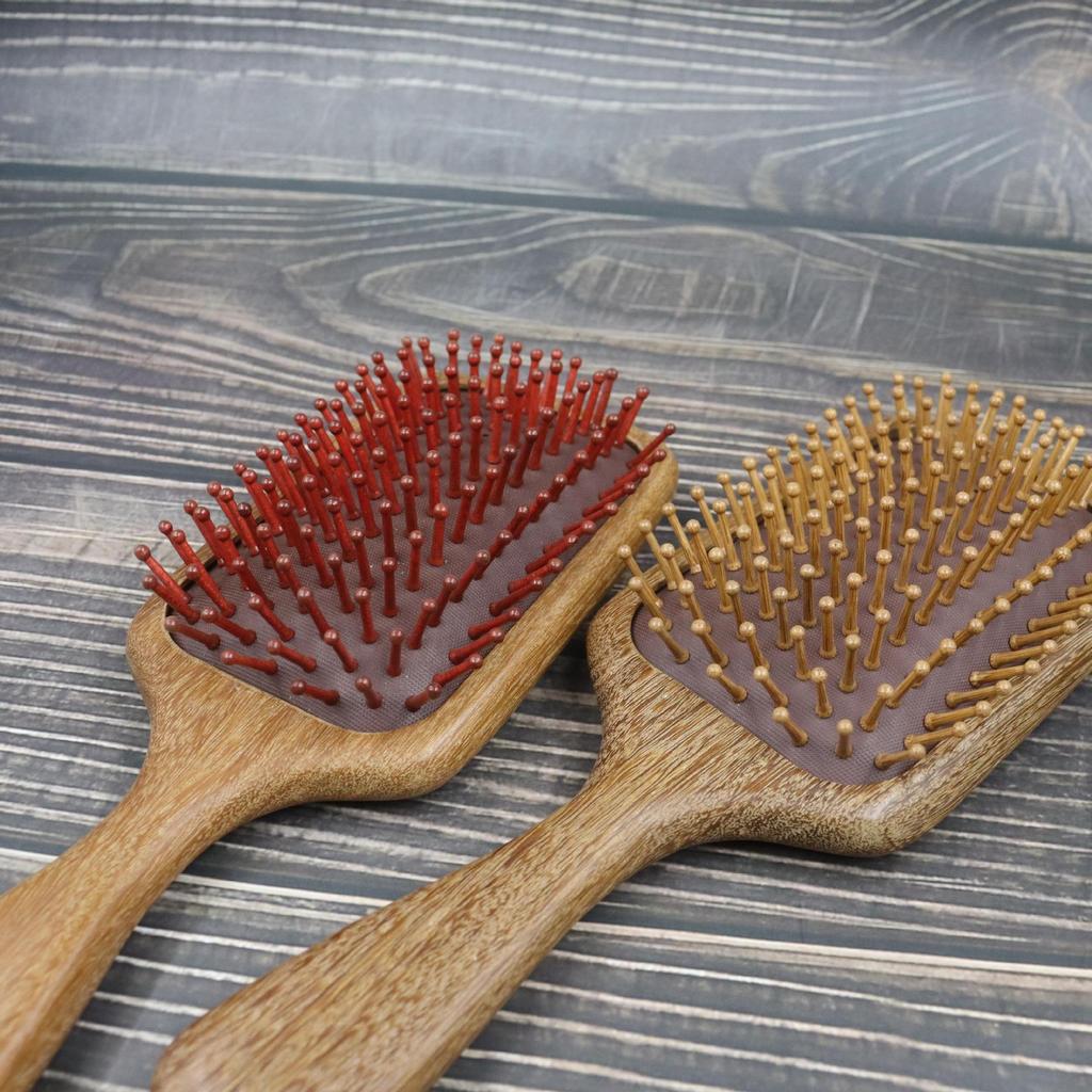Dragon & Phoenix Sandalwood Air Cushion Comb - Extra Large Massage Comb for Smooth Hair & Scalp Therapy