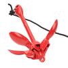 Boat Anchor with 39.4ft Tow Rope Carrying Bag Carbon Steel Foldable Grapnel Anchor for Kayak Marine