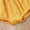 Baby Girls Bodysuit Solid Romper Jumpsuit Outfit Summer Bowknot Newborn Kids Infant Clothes
