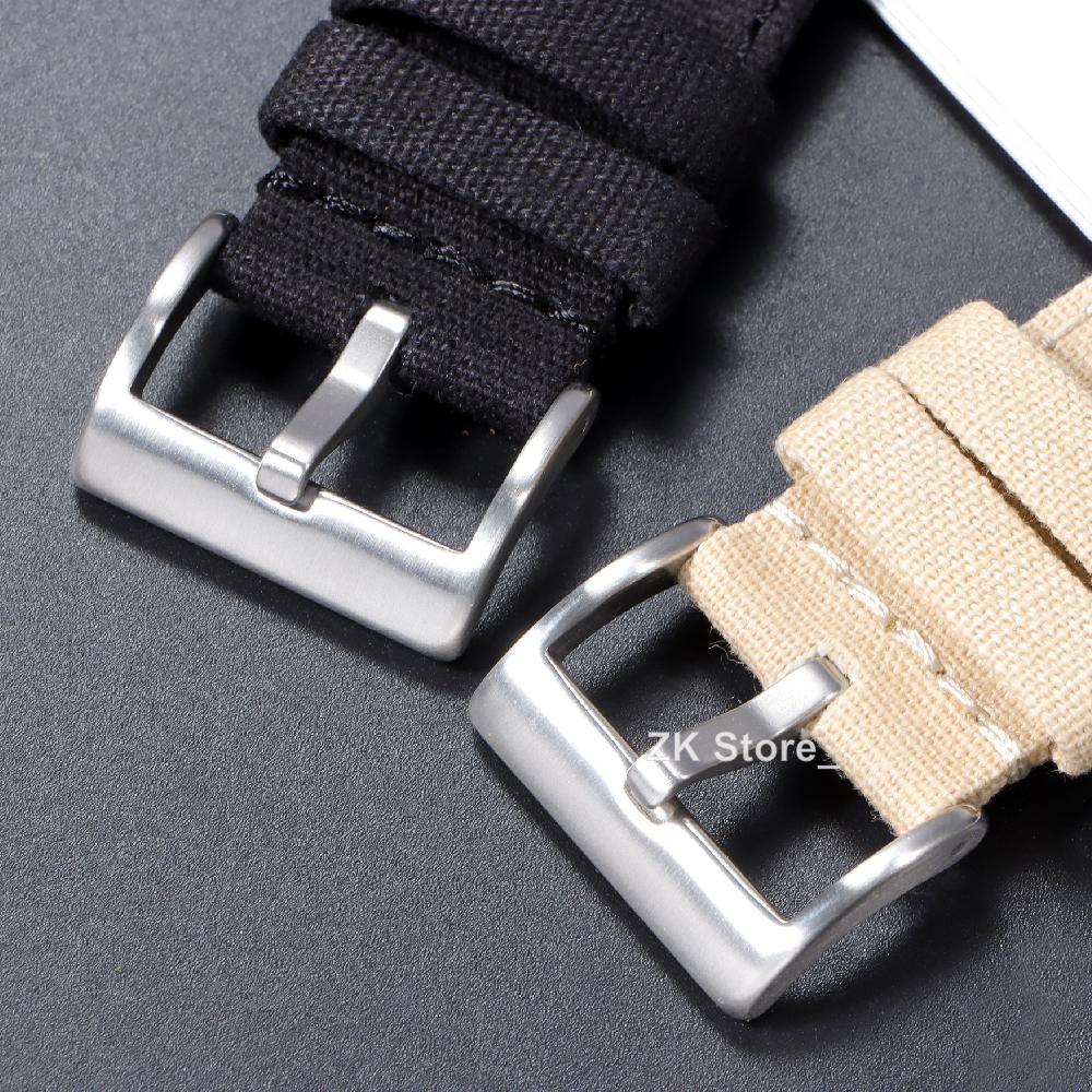 Neues Nylon-Canvas-Schnellverschluss-Uhrenarmband 20mm 22mm Ersatz-Uhrenarmbänder für Herren Damen Militär-Sport-Stoff-Armband Gürtel