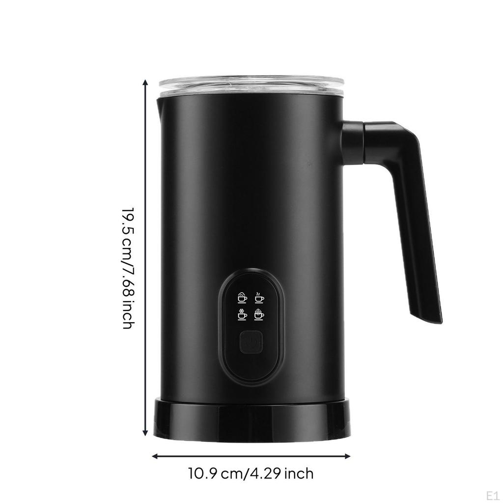 Electric Milk Frother and Steamer Automatic Foaming Machine for Coffee Lovers, Baristas, Office