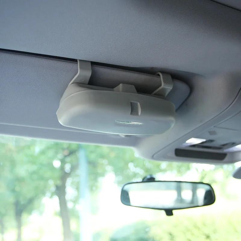 My Good Auto Brillenetui Organizer Box Sonnenbrillenhalter Aufbewahrungstaschen für Ford Focus Fiesta Ecosport Everest Mondeo Kuga